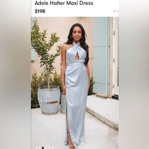 Show Me Your Mumu - Adele Halter Maxi Dress
Satin